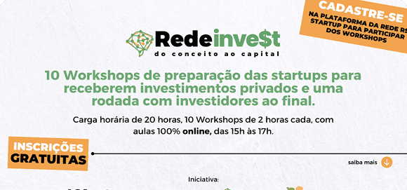 Banner evento Rede Inve$t