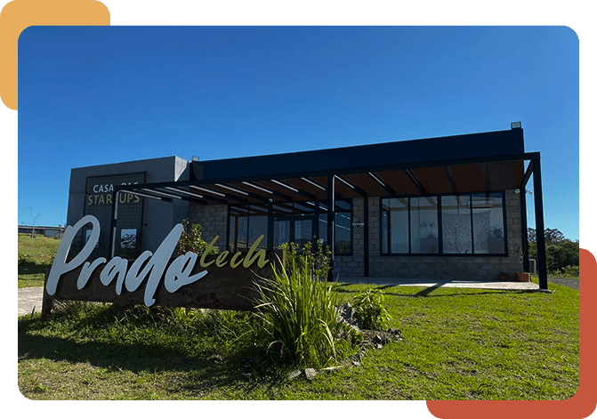Foto da fachada do Pradotech